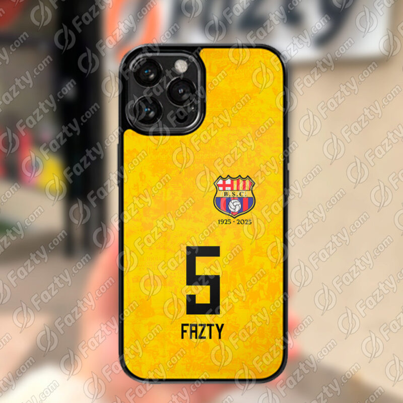 Estuche Personalizado Barcelona SC Conmemorativa Centenario Amarilla - 2025